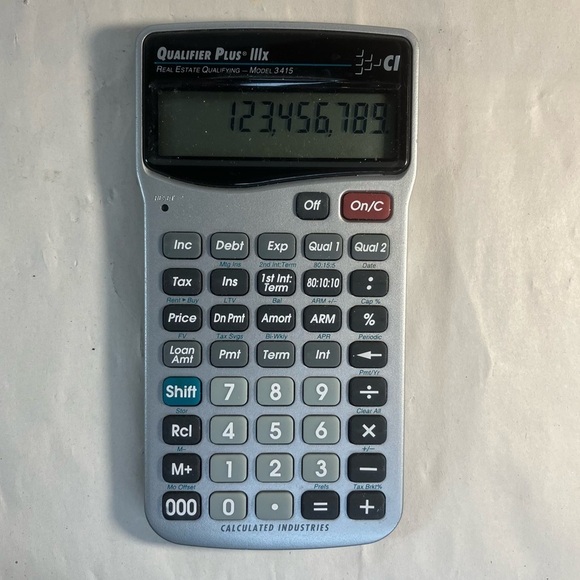 Mortgage Financial Calculator from Calculated Industries Model 3415 - Picture 5 of 10